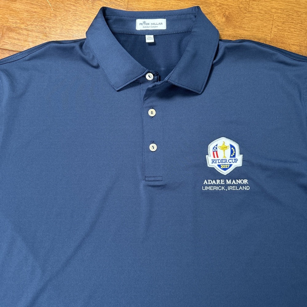 Peter Millar Navy Ryder Cup 2027 Polo